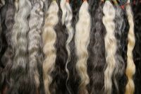 Uzbek 100% Natural gray hair bulk