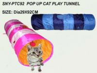 Pop Up Foldable Cat Play Toy Tunnel