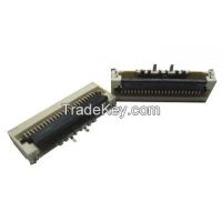 0.5MM FPC Connector 24P, LVDS, Gold Plated with ZIF, SMT Type