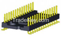 2.54mm Pitch IC Sockets adapter SMT spacing 7.62mm