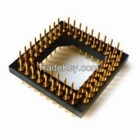 Machined PGA Pin grid array sockets 2.54x2.54mm