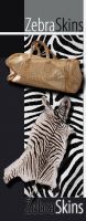 zebra hide, ostrich hide luggage, animal skins