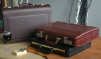 Leather briefcase