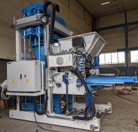 Mobile SUMAB E-12L machine for the production of the large concrete rings and pipes