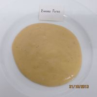 Frozen banana puree