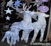 LED Reindeer Sculpture Lamp