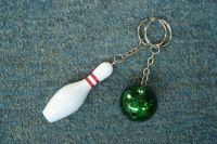 bowling keychain