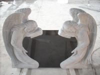 American tombstone-double angel