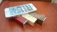 Wooden mobile battery power bank with 2000mAh