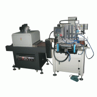 Automatic screen printing machine for ruler