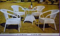 Rattan Furniture Garden Chair & Table