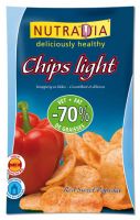 Paprika potato light chips