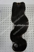 Body wave virgin indian remy hair extension natural color stocking