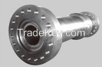 High Quality Competitive Free Forging Parts Flanged Shaft For Mining Equipment