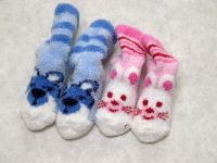 Fleece Slipper Socks, Footlet, Toe Socks, Children's  Socks