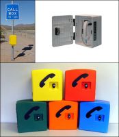 Roto-molded PE Call box