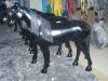 Fibre glass middle&little cartoon horse