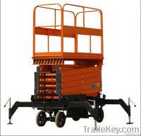 four wheel scissor lift