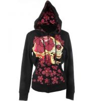 Womens Skull Hoodies For Bikers