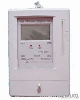 Single phase Prepayment watt hour meter(WIth IC card)