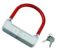 Wide shackle alarm siren padlock