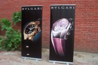 roll up banner stands