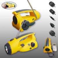 Dynamo Rechargeable LED Torch Flashlight