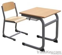 school desk and chair