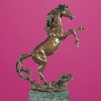 bronze horse