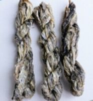 pet food/fish skin knot