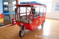 Solar closed passenger tricycle