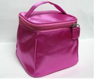Trapezoid Cosmetic Bag of Satin