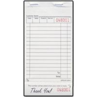 White one part carry out guest checks