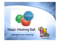 Eco-Friendly detergent free laundry ball