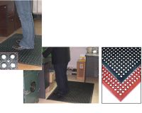 Antifatigue mat, rubber floor mat, industrial mat