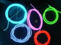 sell el glow flash wire rope, electroluminescent wire