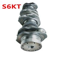 Precision forged Diesel Engine crankshaft For Mitsubishi S6KT Engine OEM 34320-00010/5I7671