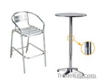 Aluminium bar table& chair, Outdoor bar set,