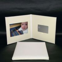 Pu Leather Photo Filing Folder With Card Style Usb Flash Drive