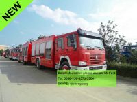 Howo 4x2 Red Fireman Vehicle Rescue Vehicles Firetruck Howo Fire Truck Water Tank-foam Fire Fighting Truck 0086-13635733504