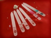 Handmade glass nail files