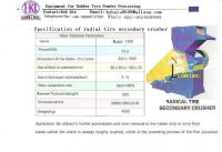 rubber tire secondary crusher
