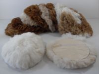 alpaca wool fur cushion