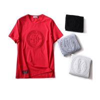 Men & Women Organic 100% Cotton Screen Printing Emboss T-shirts Graphic Custom Embossed Logo T-Shirts