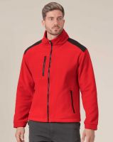 Men's Polar Fleece Lined Full Zip Softshell Jacket Thermal Winter Coat, Lightweight and Water Repellent