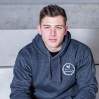 Customized Charcoal Men's Pullover Hoodie