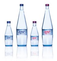Teardrop Glass 250ml or 750ml Sparkling or Still Mineral Water