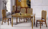 rattan furnitures for dining room