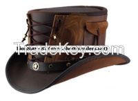 LionStar Real Leather Unisex CowBoy Hat