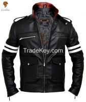 LionStar Beautiful Men's Real Leather Motorbike Jacket